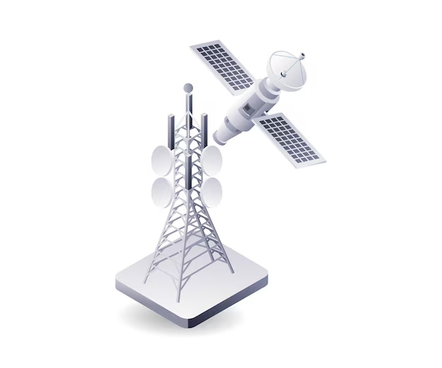 a satellite on a tower business Communications ManhaTelecoms